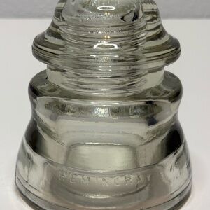 Hemingray Clear Glass Insulator